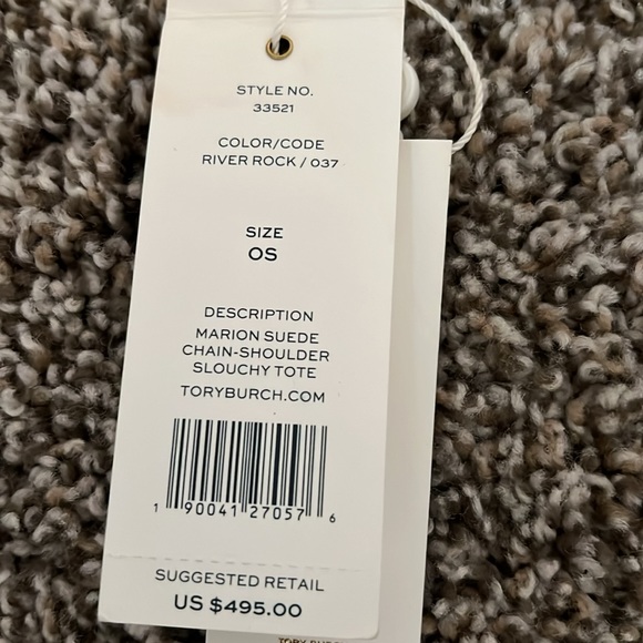 Tory Burch Suede adjustable Chain Strap - Picture 6 of 6